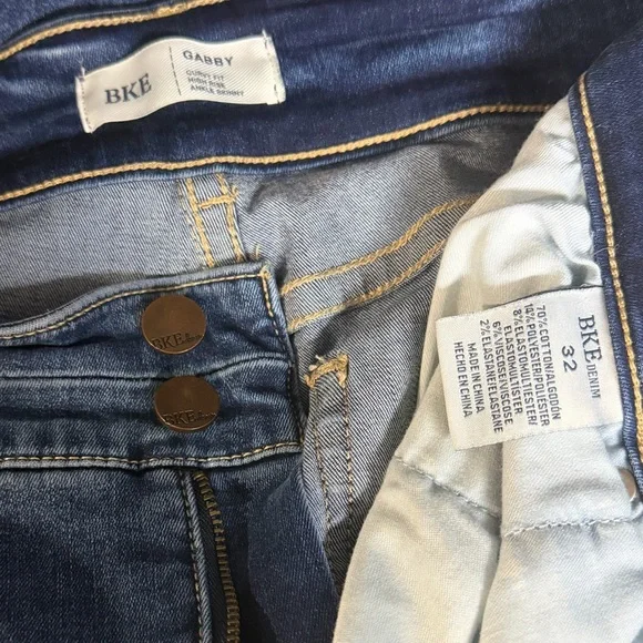 BKE Gabby Dark Blue Jeans - Picture 2 of 2